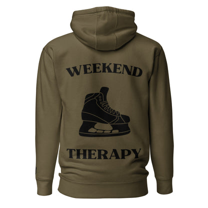 Weekend Therapy Hockey Hoodie – Skates Edition by Weekend Therapy™ – Weekend Therapy Clothing