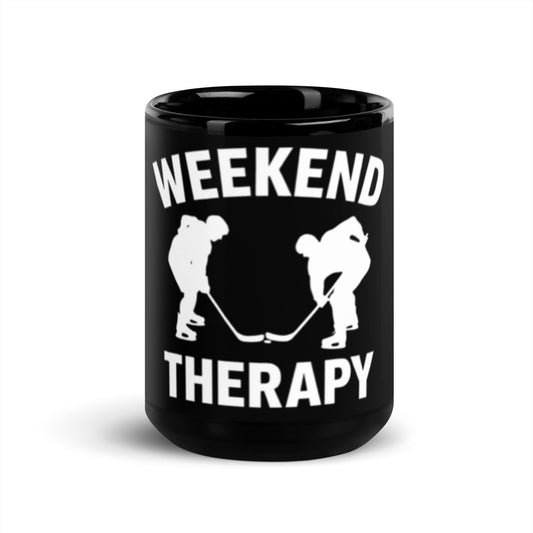Weekend Therapy Hockey Mug – Faceoff Edition by Weekend Therapy™ – Weekend Therapy Clothing