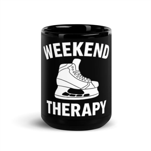 Weekend Therapy Hockey Mug – Skates Edition by Weekend Therapy™ – Weekend Therapy Clothing