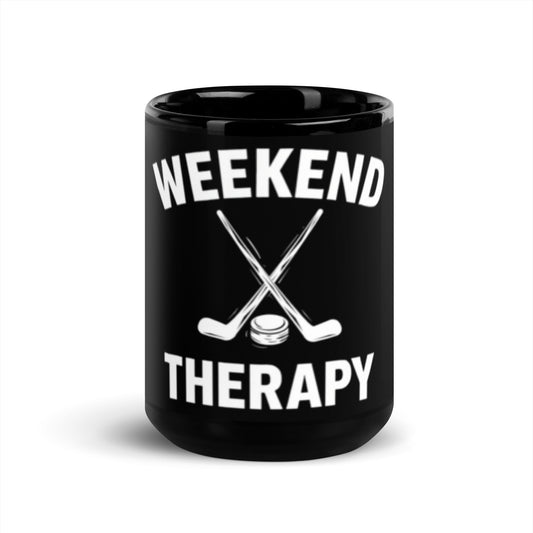 Weekend Therapy Hockey Mug – Sticks Edition by Weekend Therapy™ – Weekend Therapy Clothing