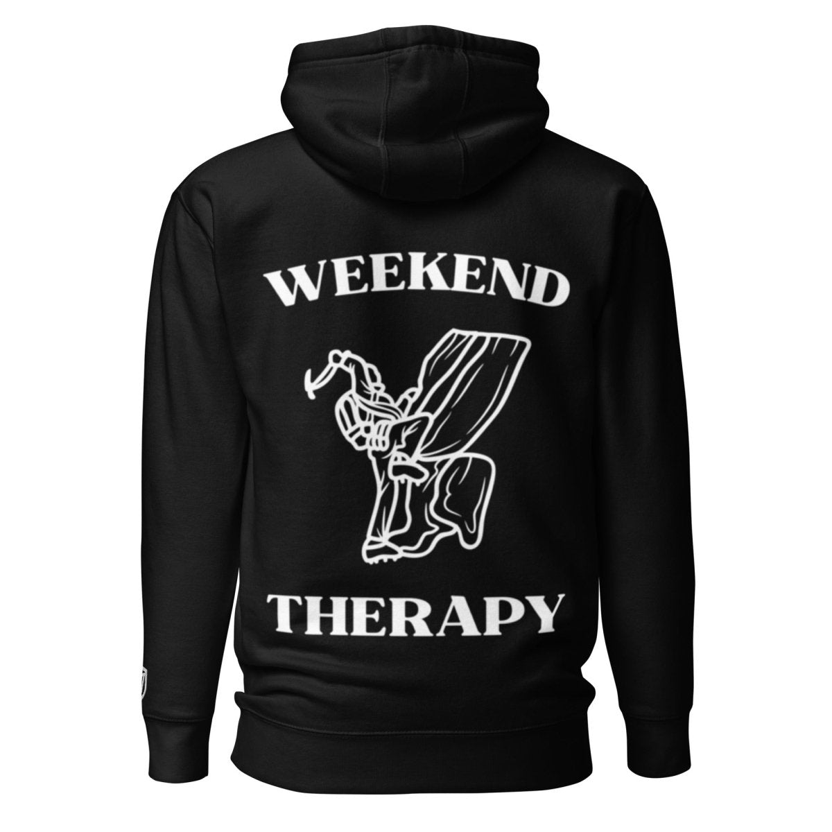 Weekend Therapy Ice Climbing Hoodie – Ice Axe Edition by Weekend Therapy™ – Weekend Therapy Clothing