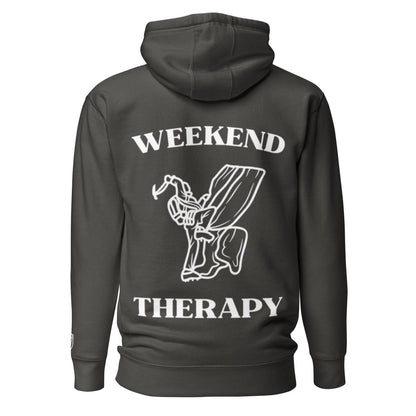 Weekend Therapy Ice Climbing Hoodie – Ice Axe Edition by Weekend Therapy™ – Weekend Therapy Clothing
