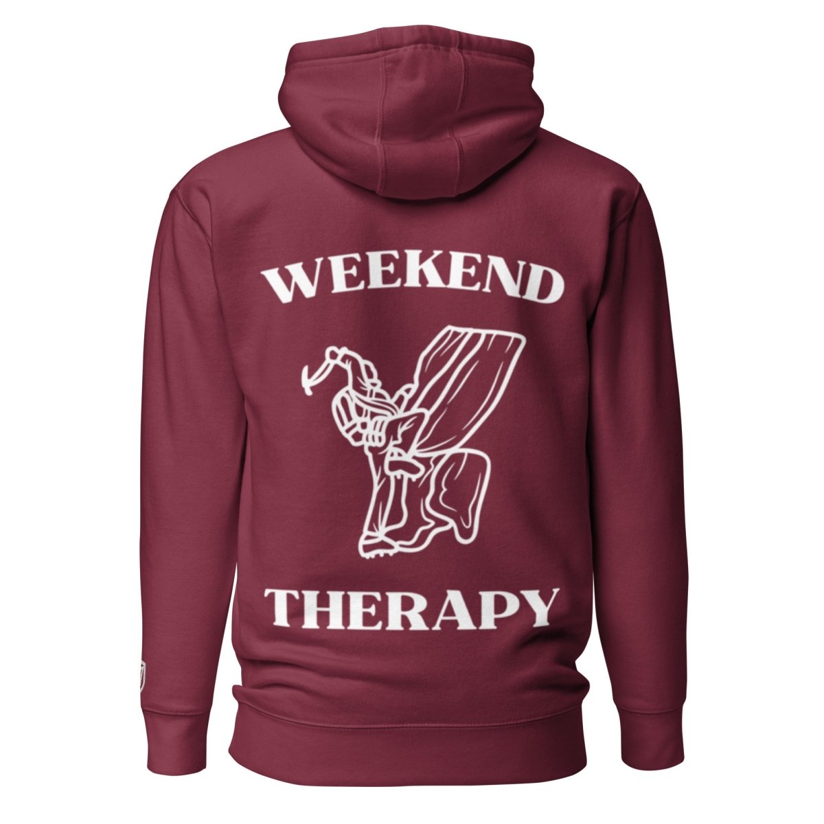 Weekend Therapy Ice Climbing Hoodie – Ice Axe Edition by Weekend Therapy™ – Weekend Therapy Clothing