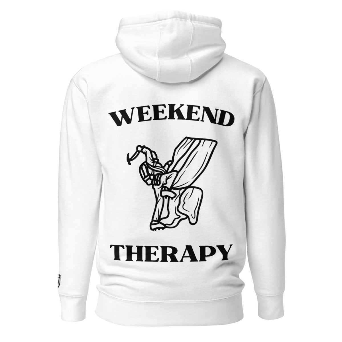 Weekend Therapy Ice Climbing Hoodie – Ice Axe Edition by Weekend Therapy™ – Weekend Therapy Clothing