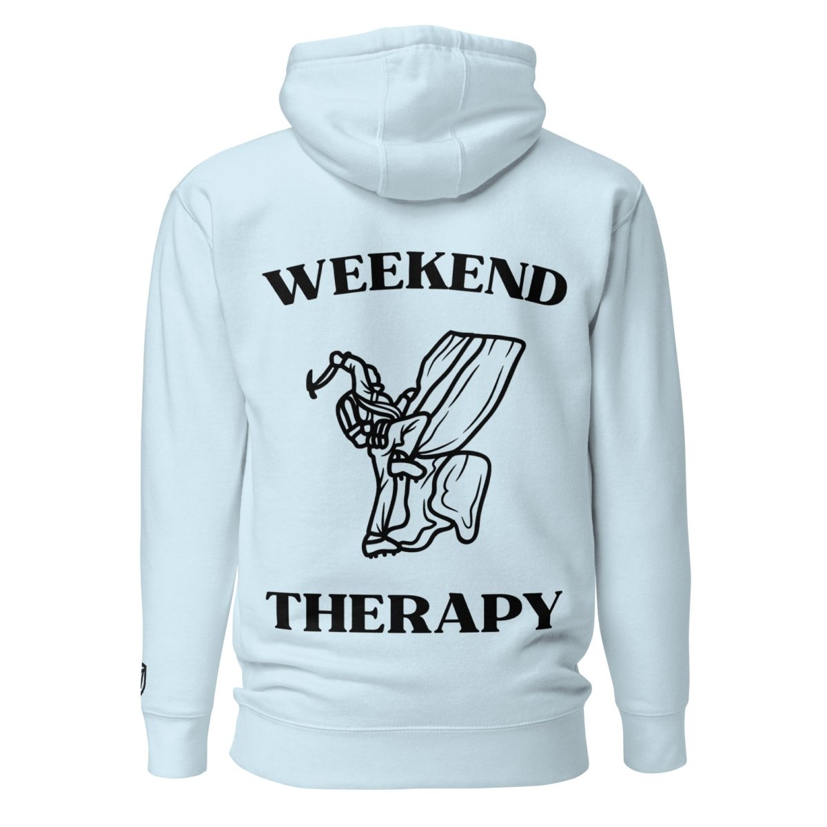 Weekend Therapy Ice Climbing Hoodie – Ice Axe Edition by Weekend Therapy™ – Weekend Therapy Clothing