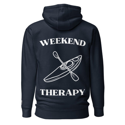Weekend Therapy Kayaking Hoodie – Crossed Paddle Edition by Weekend Therapy™ – Weekend Therapy Clothing