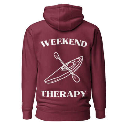 Weekend Therapy Kayaking Hoodie – Crossed Paddle Edition by Weekend Therapy™ – Weekend Therapy Clothing
