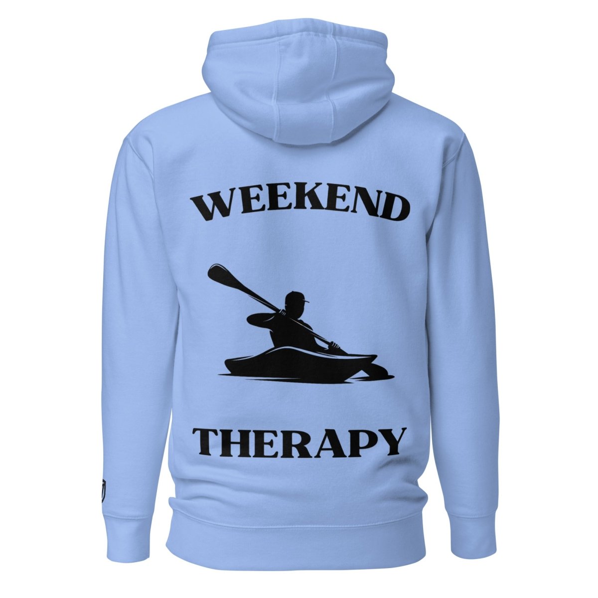 Weekend Therapy Kayaking Hoodie – Single Paddle Edition by Weekend Therapy™ – Weekend Therapy Clothing