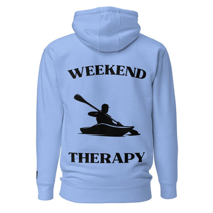 Weekend Therapy Kayaking Hoodie – Single Paddle Edition by Weekend Therapy™ – Weekend Therapy Clothing