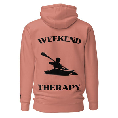 Weekend Therapy Kayaking Hoodie – Single Paddle Edition by Weekend Therapy™ – Weekend Therapy Clothing