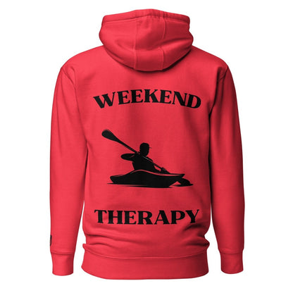 Weekend Therapy Kayaking Hoodie – Single Paddle Edition by Weekend Therapy™ – Weekend Therapy Clothing