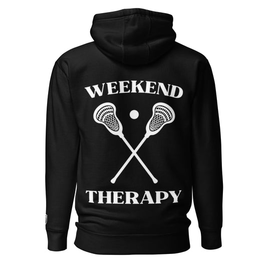 Weekend Therapy Lacrosse Hoodie – Sticks Edition by Weekend Therapy™ – Weekend Therapy Clothing