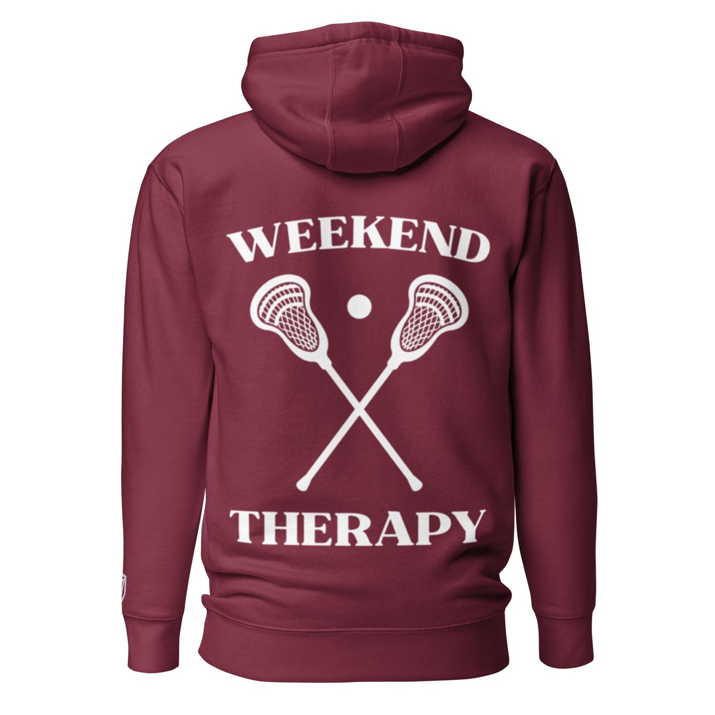 Weekend Therapy Lacrosse Hoodie – Sticks Edition by Weekend Therapy™ – Weekend Therapy Clothing