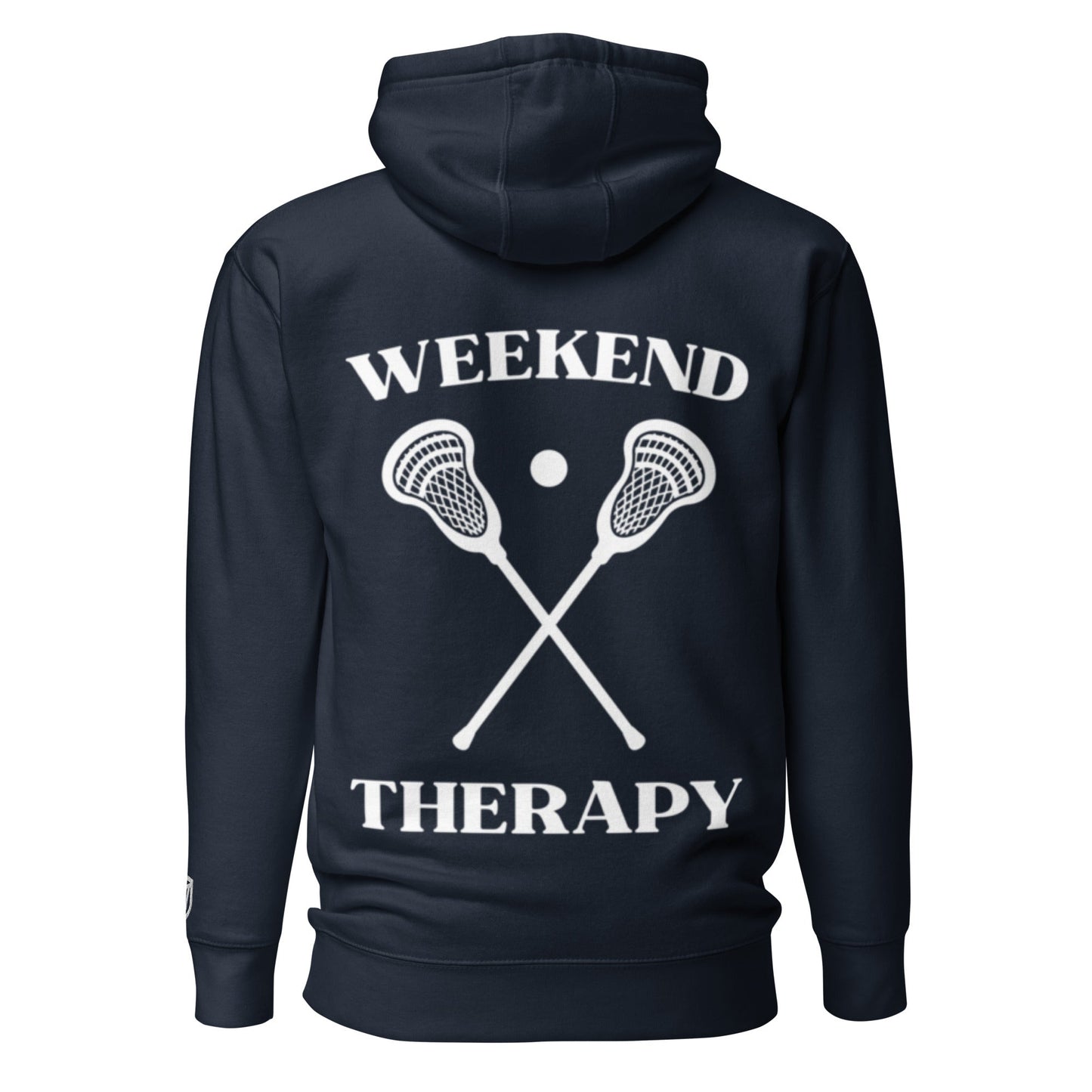 Weekend Therapy Lacrosse Hoodie – Sticks Edition by Weekend Therapy™ – Weekend Therapy Clothing