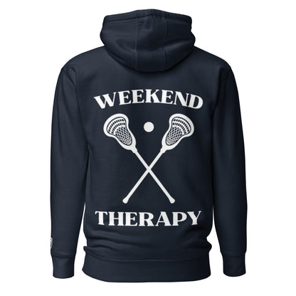 Weekend Therapy Lacrosse Hoodie – Sticks Edition by Weekend Therapy™ – Weekend Therapy Clothing