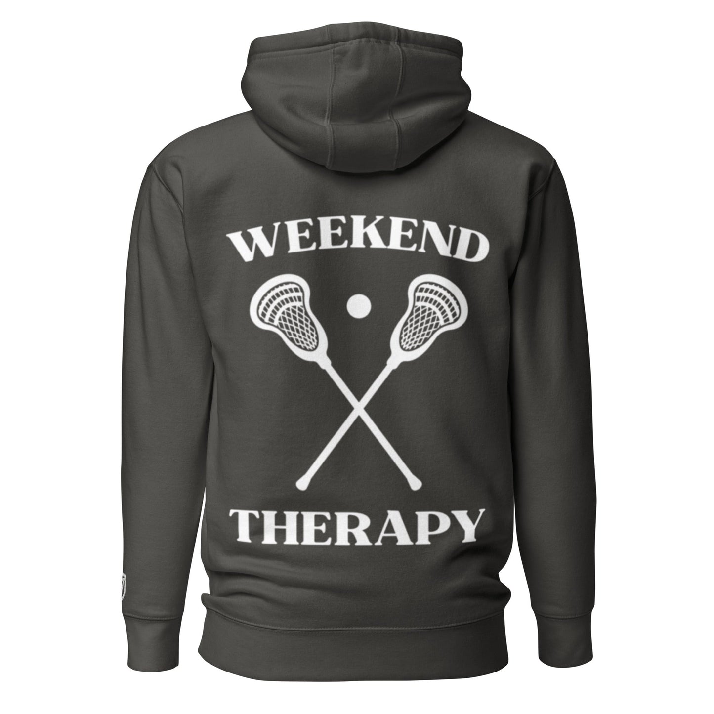 Weekend Therapy Lacrosse Hoodie – Sticks Edition by Weekend Therapy™ – Weekend Therapy Clothing