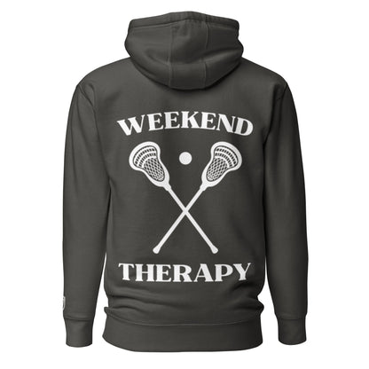 Weekend Therapy Lacrosse Hoodie – Sticks Edition by Weekend Therapy™ – Weekend Therapy Clothing