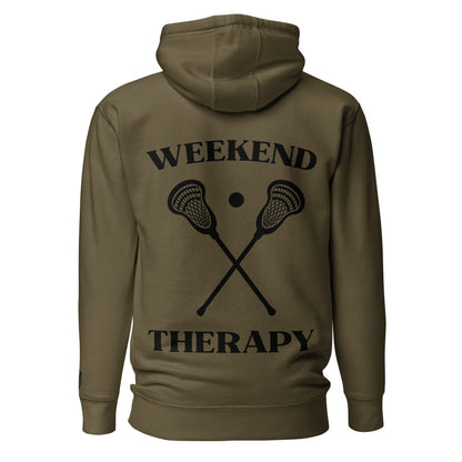 Weekend Therapy Lacrosse Hoodie – Sticks Edition by Weekend Therapy™ – Weekend Therapy Clothing