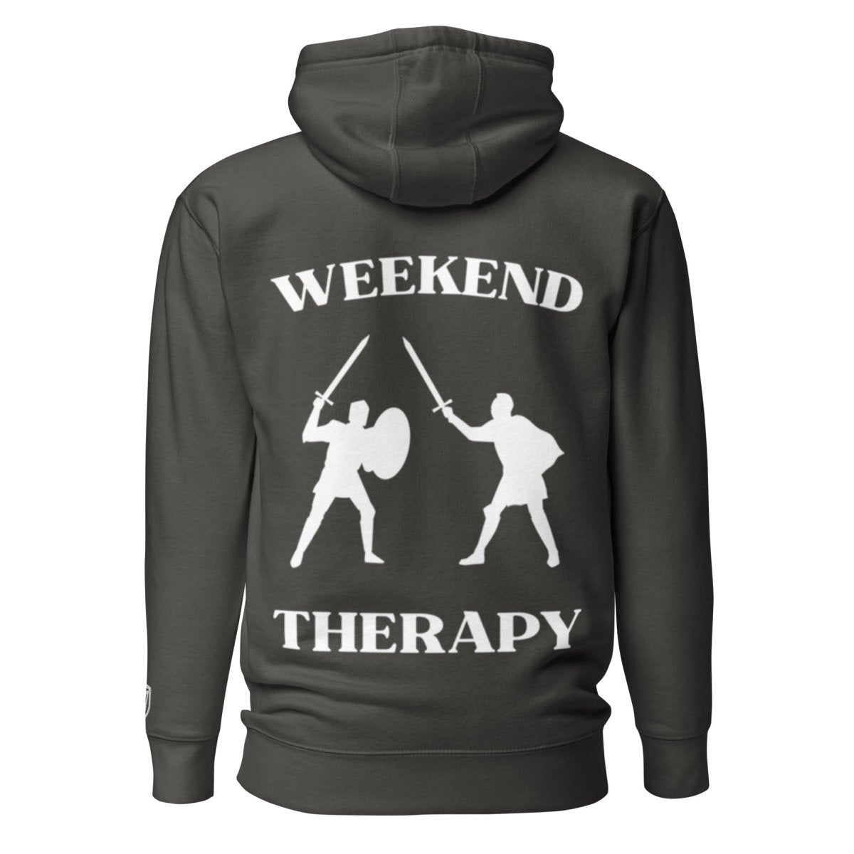 Weekend Therapy LARPing Hoodie – Sword Duel Edition by Weekend Therapy™ – Weekend Therapy Clothing