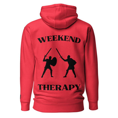 Weekend Therapy LARPing Hoodie – Sword Duel Edition by Weekend Therapy™ – Weekend Therapy Clothing
