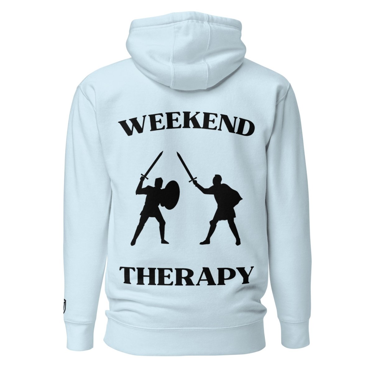 Weekend Therapy LARPing Hoodie – Sword Duel Edition by Weekend Therapy™ – Weekend Therapy Clothing