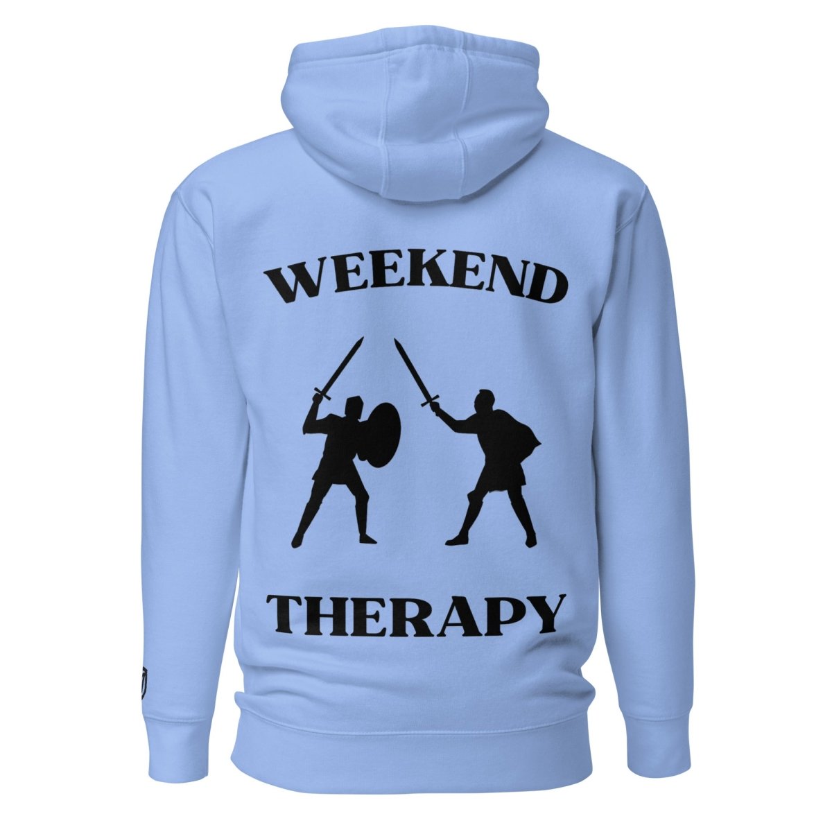 Weekend Therapy LARPing Hoodie – Sword Duel Edition by Weekend Therapy™ – Weekend Therapy Clothing