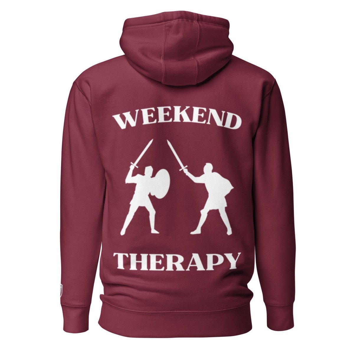 Weekend Therapy LARPing Hoodie – Sword Duel Edition by Weekend Therapy™ – Weekend Therapy Clothing
