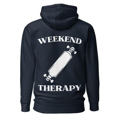 Weekend Therapy Longboard Hoodie – Deck Edition by Weekend Therapy™ – Weekend Therapy Clothing