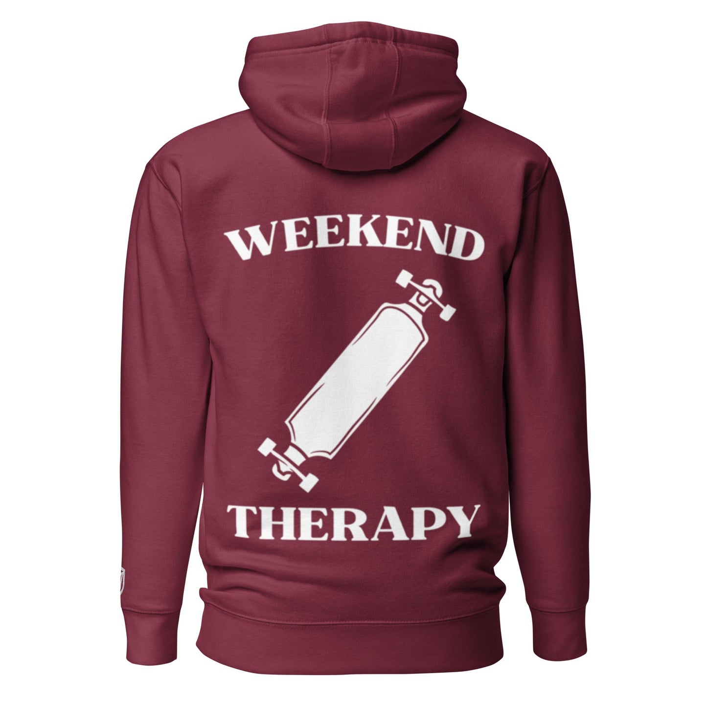 Weekend Therapy Longboard Hoodie – Deck Edition by Weekend Therapy™ – Weekend Therapy Clothing