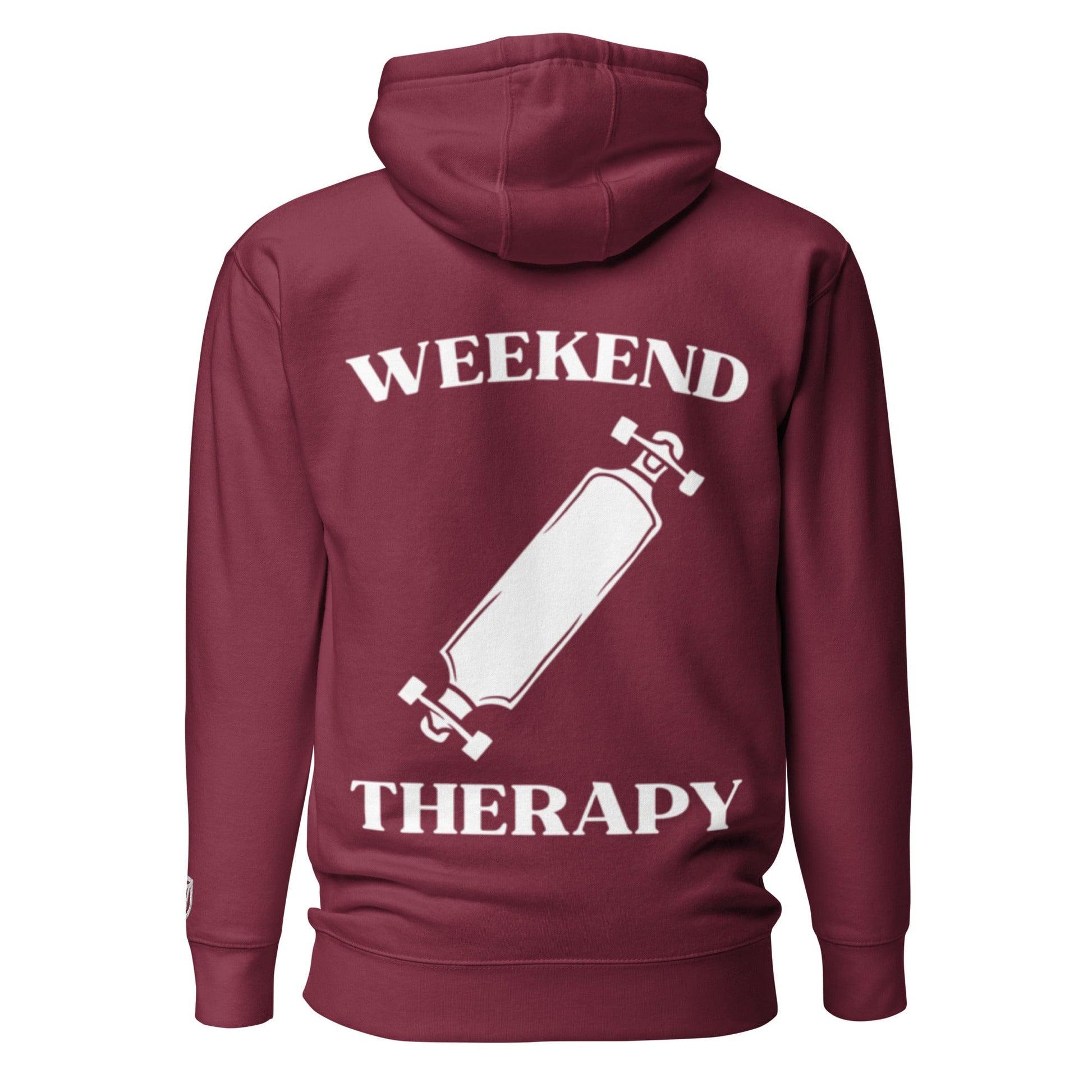 Weekend Therapy Longboard Hoodie – Deck Edition by Weekend Therapy™ – Weekend Therapy Clothing