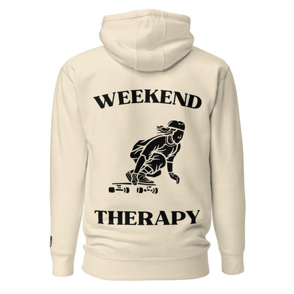 Weekend Therapy Longboarding Hoodie – Female Edition by Weekend Therapy™ – Weekend Therapy Clothing
