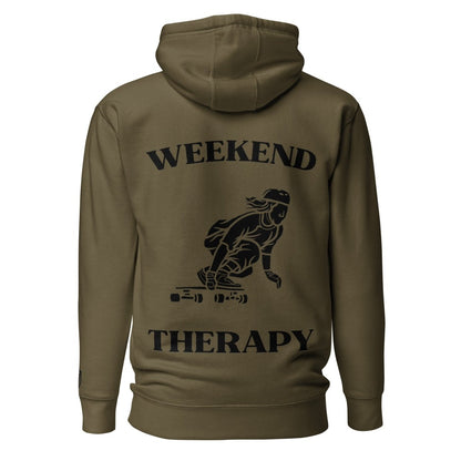 Weekend Therapy Longboarding Hoodie – Female Edition by Weekend Therapy™ – Weekend Therapy Clothing
