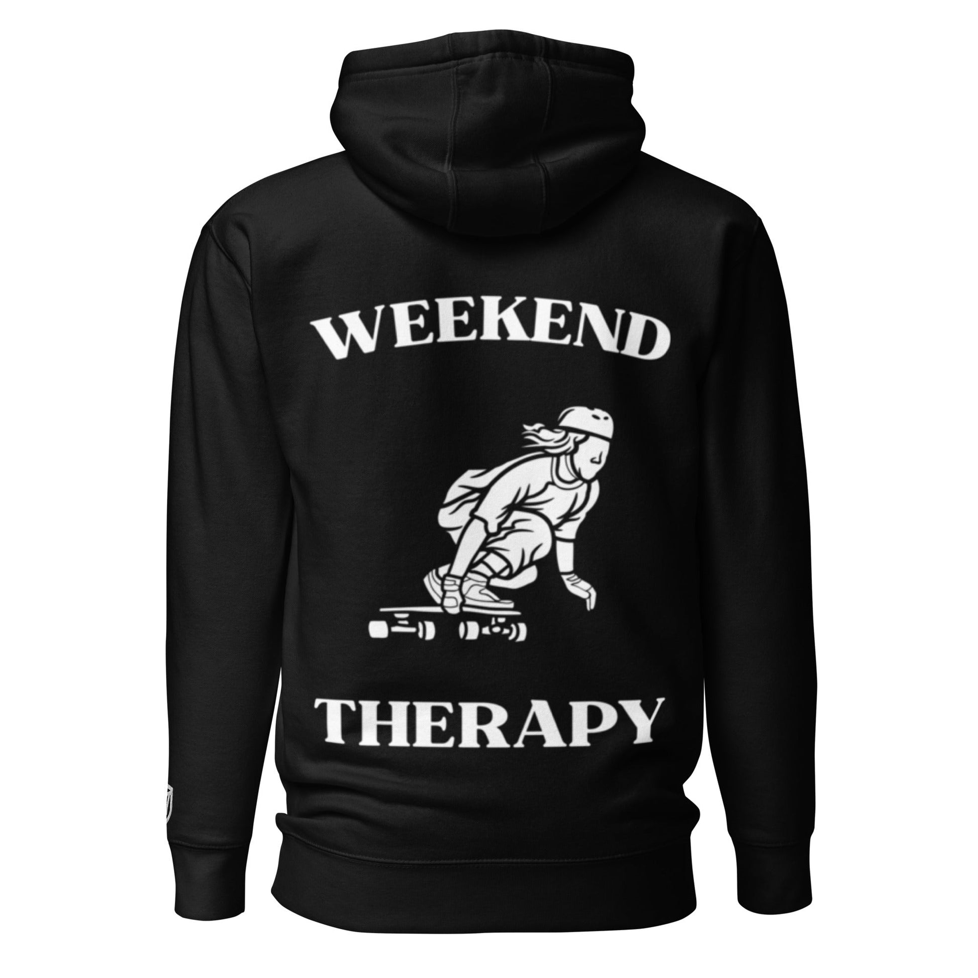 Weekend Therapy Longboarding Hoodie – Female Edition by Weekend Therapy™ – Weekend Therapy Clothing