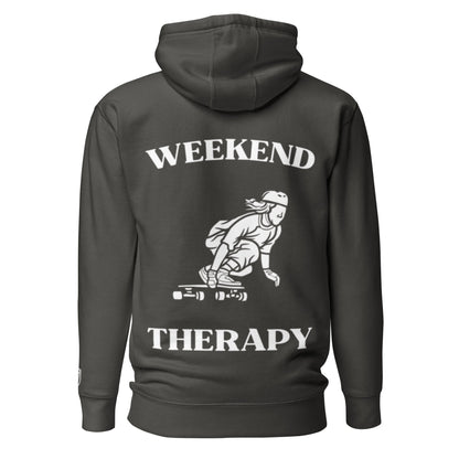 Weekend Therapy Longboarding Hoodie – Female Edition by Weekend Therapy™ – Weekend Therapy Clothing