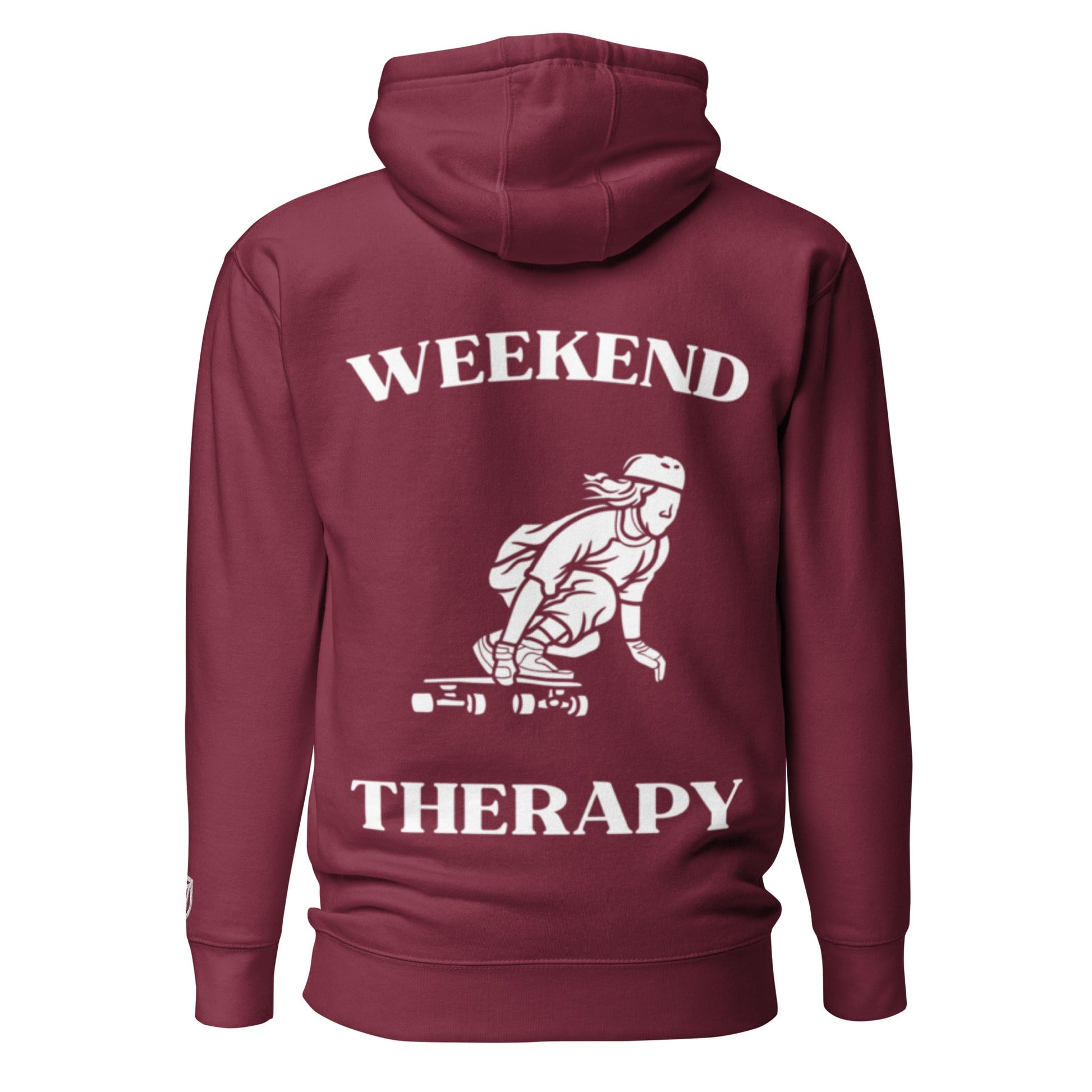 Weekend Therapy Longboarding Hoodie – Female Edition by Weekend Therapy™ – Weekend Therapy Clothing
