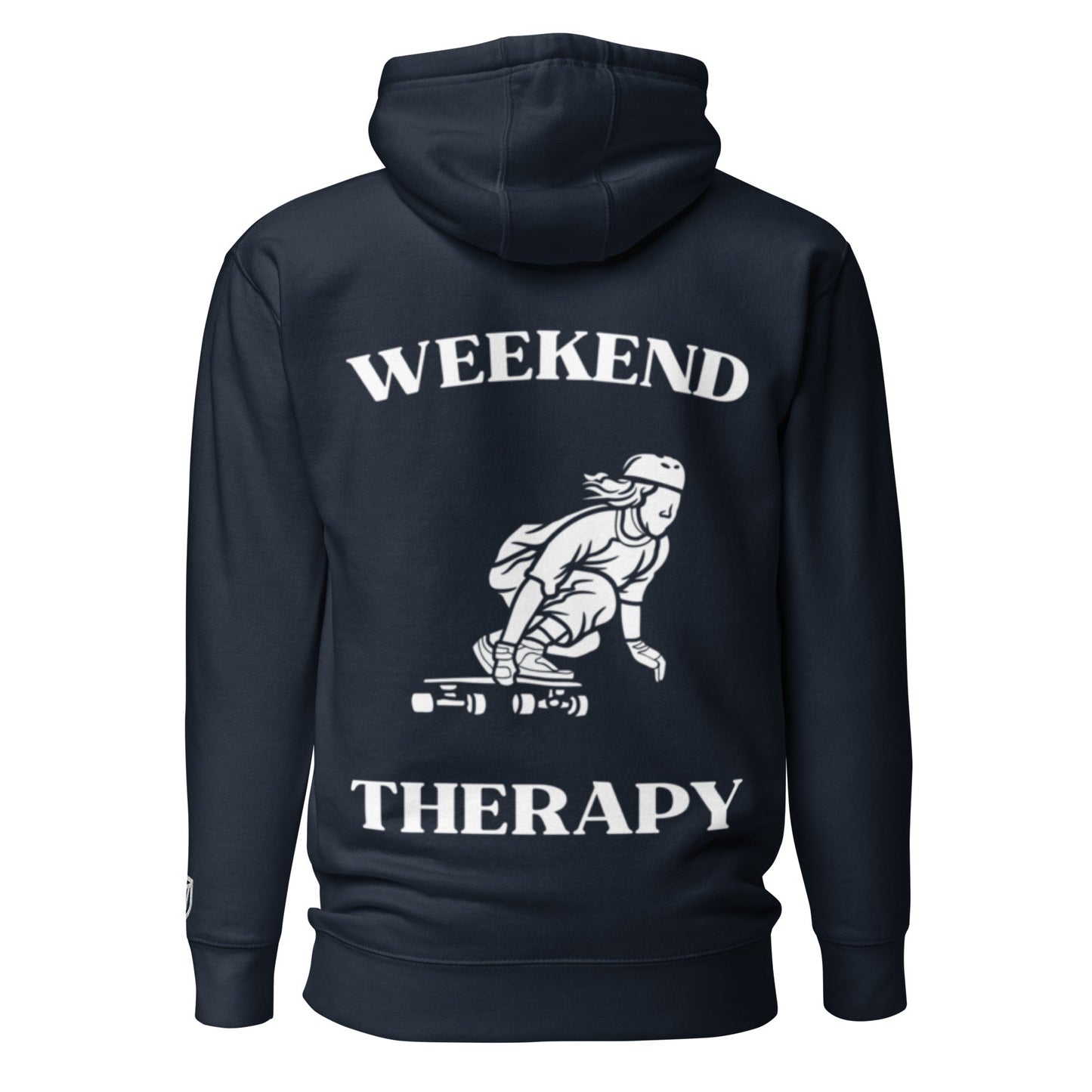 Weekend Therapy Longboarding Hoodie – Female Edition by Weekend Therapy™ – Weekend Therapy Clothing