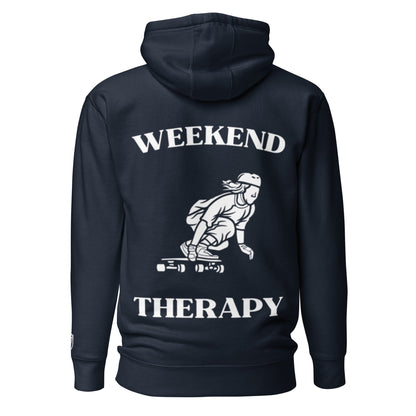 Weekend Therapy Longboarding Hoodie – Female Edition by Weekend Therapy™ – Weekend Therapy Clothing