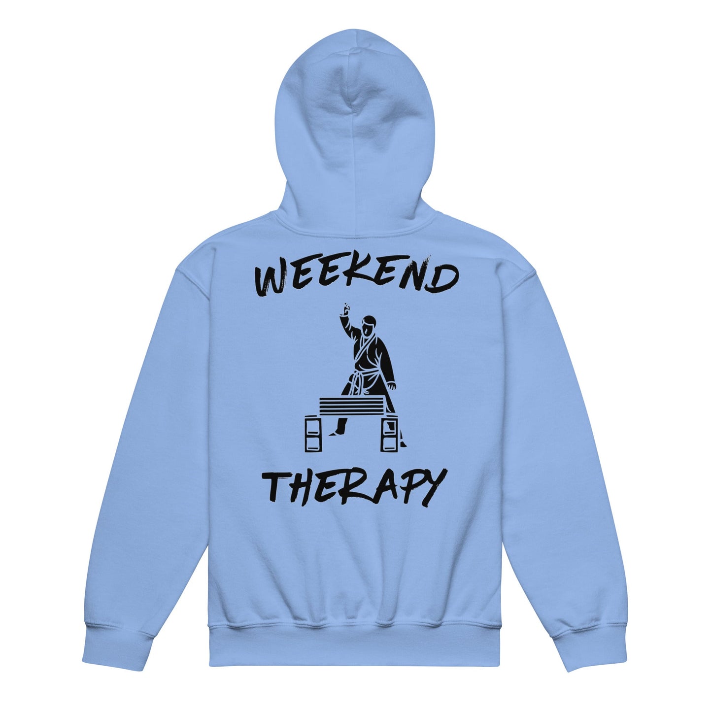 Weekend Therapy Martial Arts Hoodie – Board Break Edition by Weekend Therapy™ – Weekend Therapy Clothing