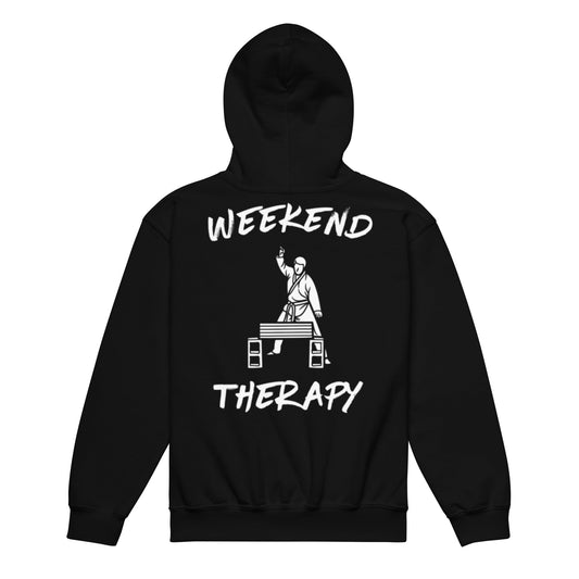 Weekend Therapy Martial Arts Hoodie – Board Break Edition by Weekend Therapy™ – Weekend Therapy Clothing