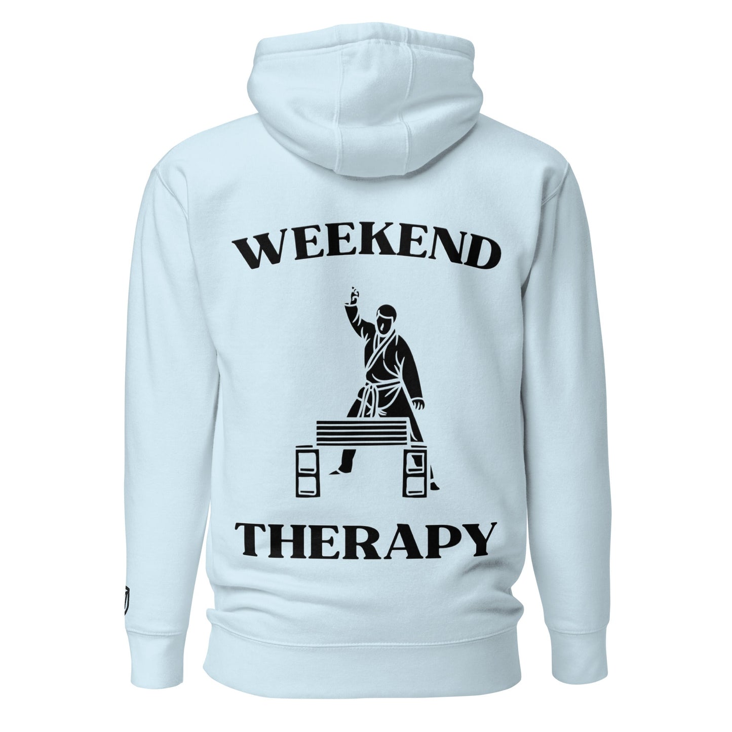Weekend Therapy Martial Arts Hoodie – Board Break Edition by Weekend Therapy™ – Weekend Therapy Clothing