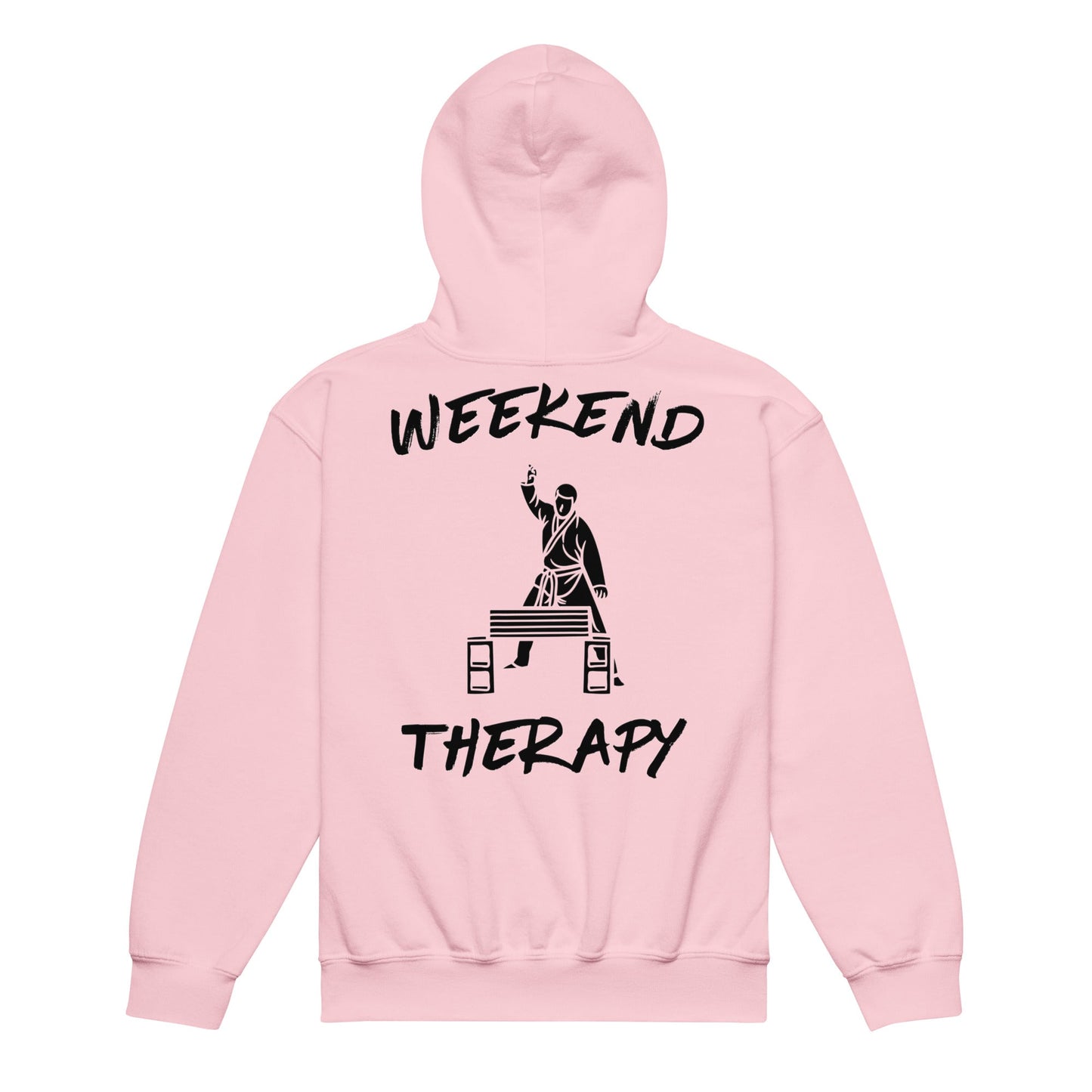 Weekend Therapy Martial Arts Hoodie – Board Break Edition by Weekend Therapy™ – Weekend Therapy Clothing