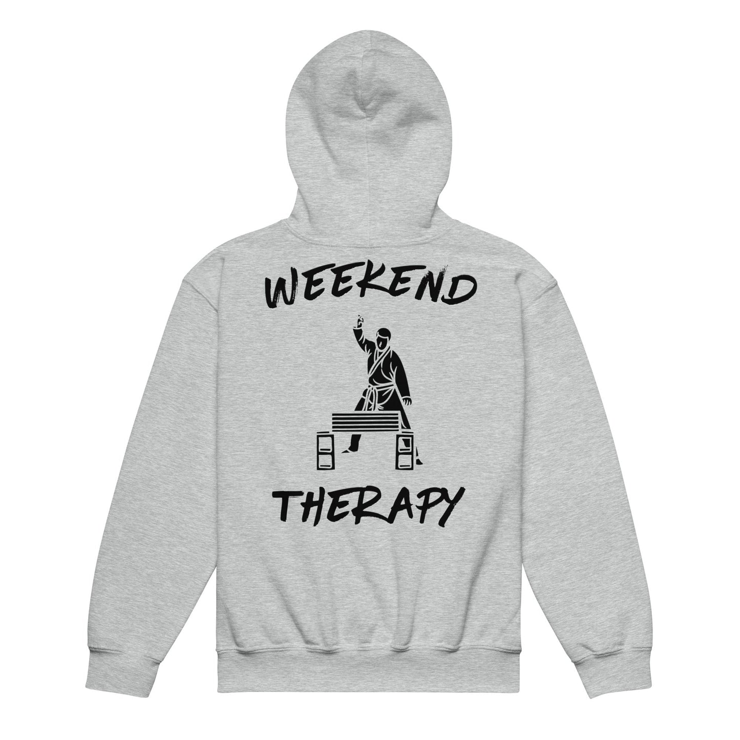 Weekend Therapy Martial Arts Hoodie – Board Break Edition by Weekend Therapy™ – Weekend Therapy Clothing