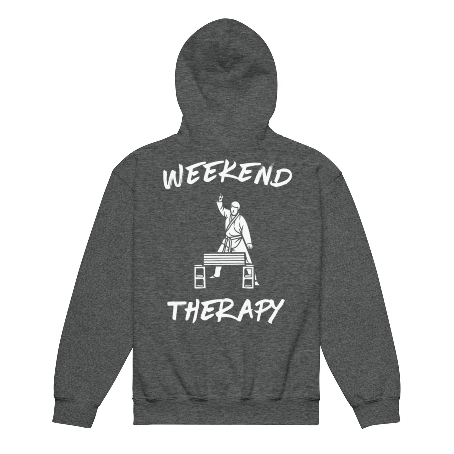 Weekend Therapy Martial Arts Hoodie – Board Break Edition by Weekend Therapy™ – Weekend Therapy Clothing
