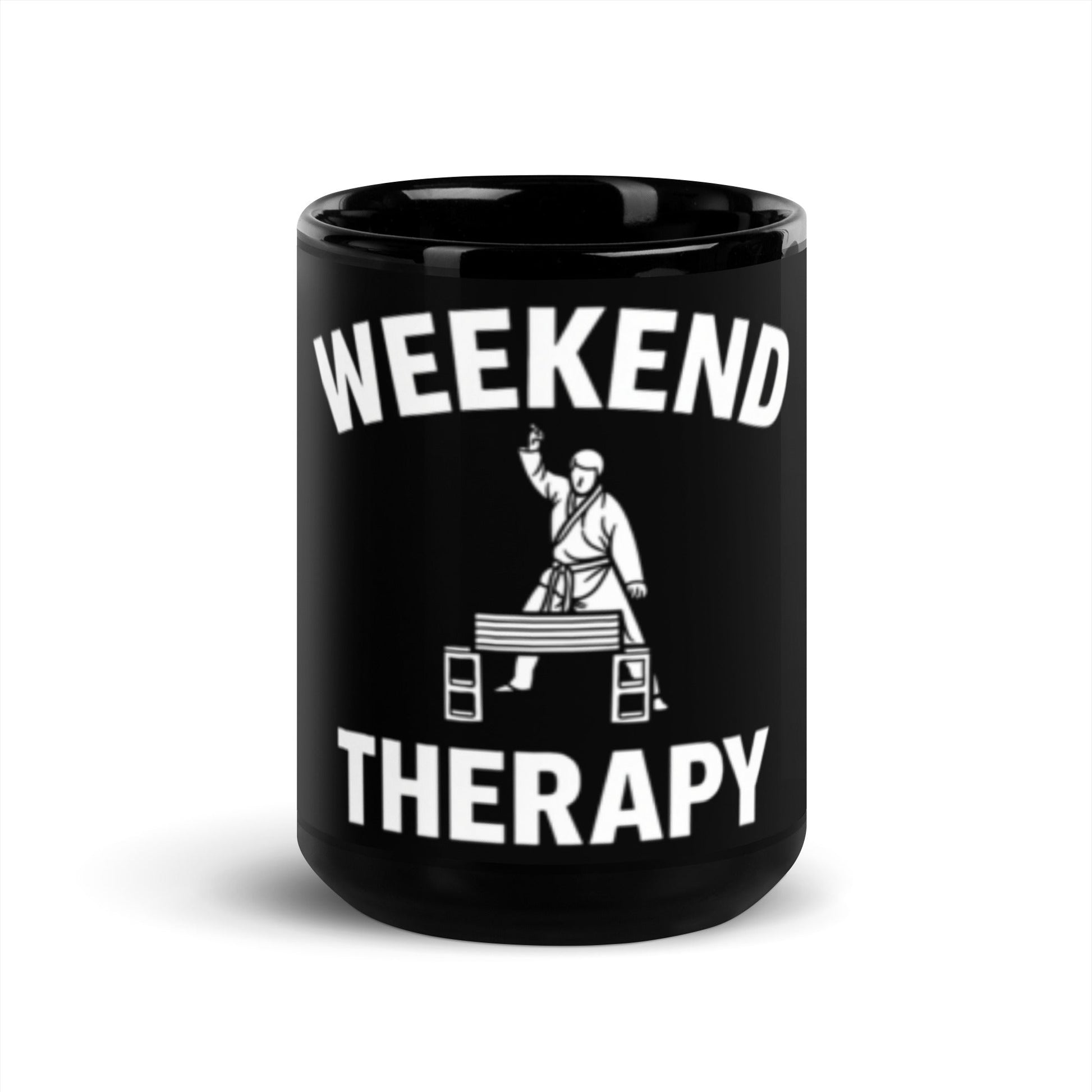 Weekend Therapy Martial Arts Mug – Board Break Edition by Weekend Therapy™ – Weekend Therapy Clothing