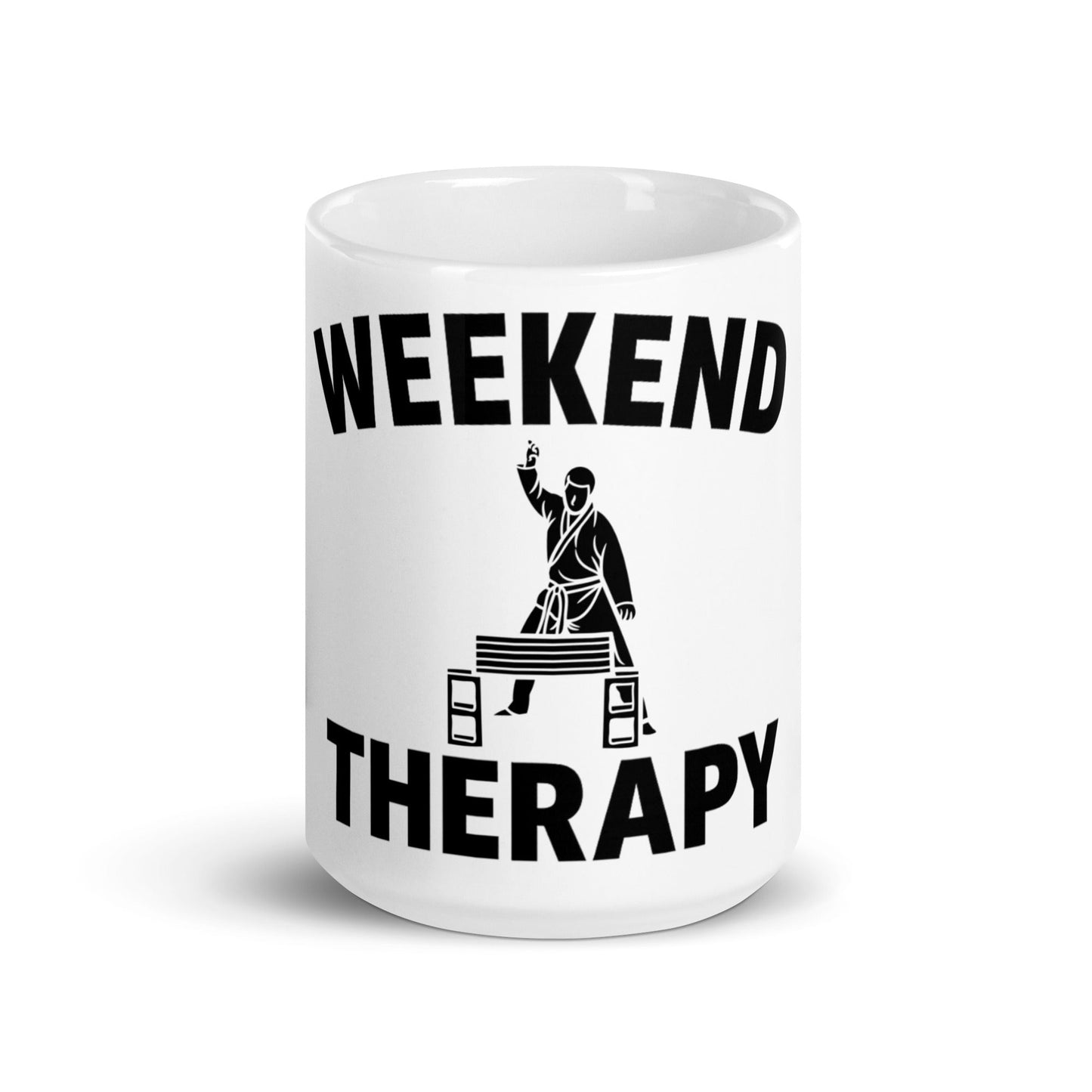 Weekend Therapy Martial Arts Mug – Board Break Edition by Weekend Therapy™ – Weekend Therapy Clothing