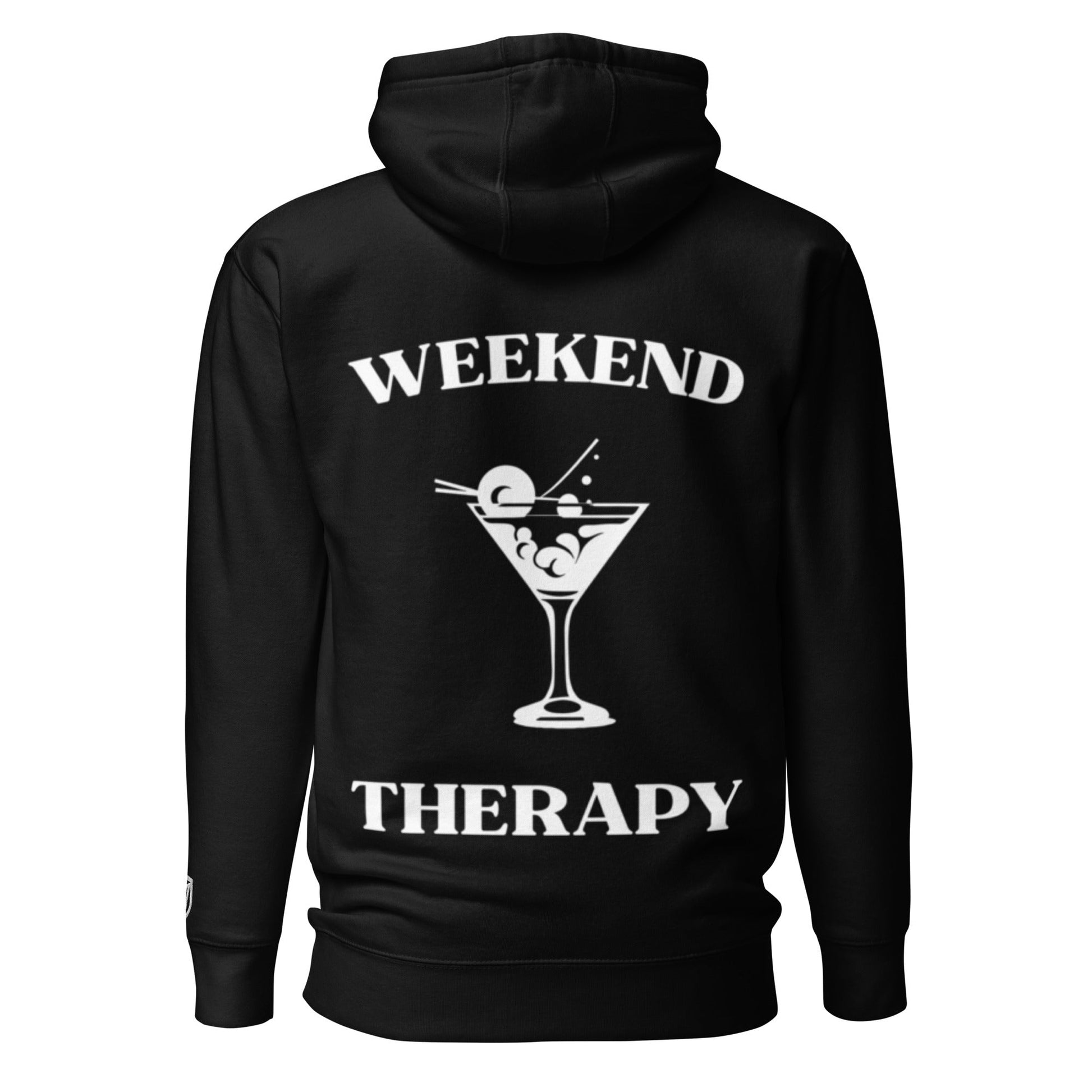 Weekend Therapy Martini Hoodie – Classic Cocktail Edition by Weekend Therapy™ – Weekend Therapy Clothing