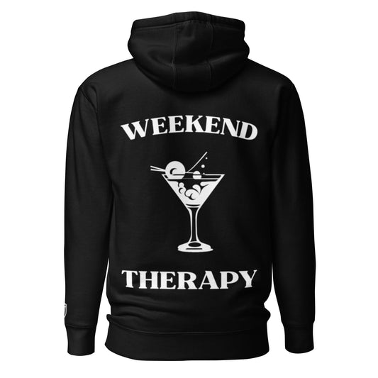 Weekend Therapy Martini Hoodie – Classic Cocktail Edition by Weekend Therapy™ – Weekend Therapy Clothing
