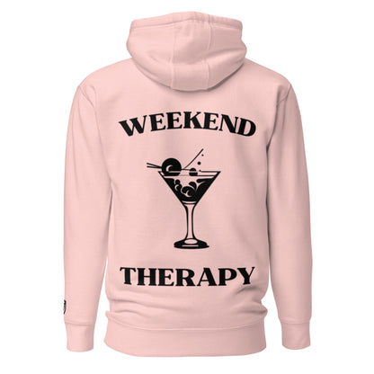 Weekend Therapy Martini Hoodie – Classic Cocktail Edition by Weekend Therapy™ – Weekend Therapy Clothing