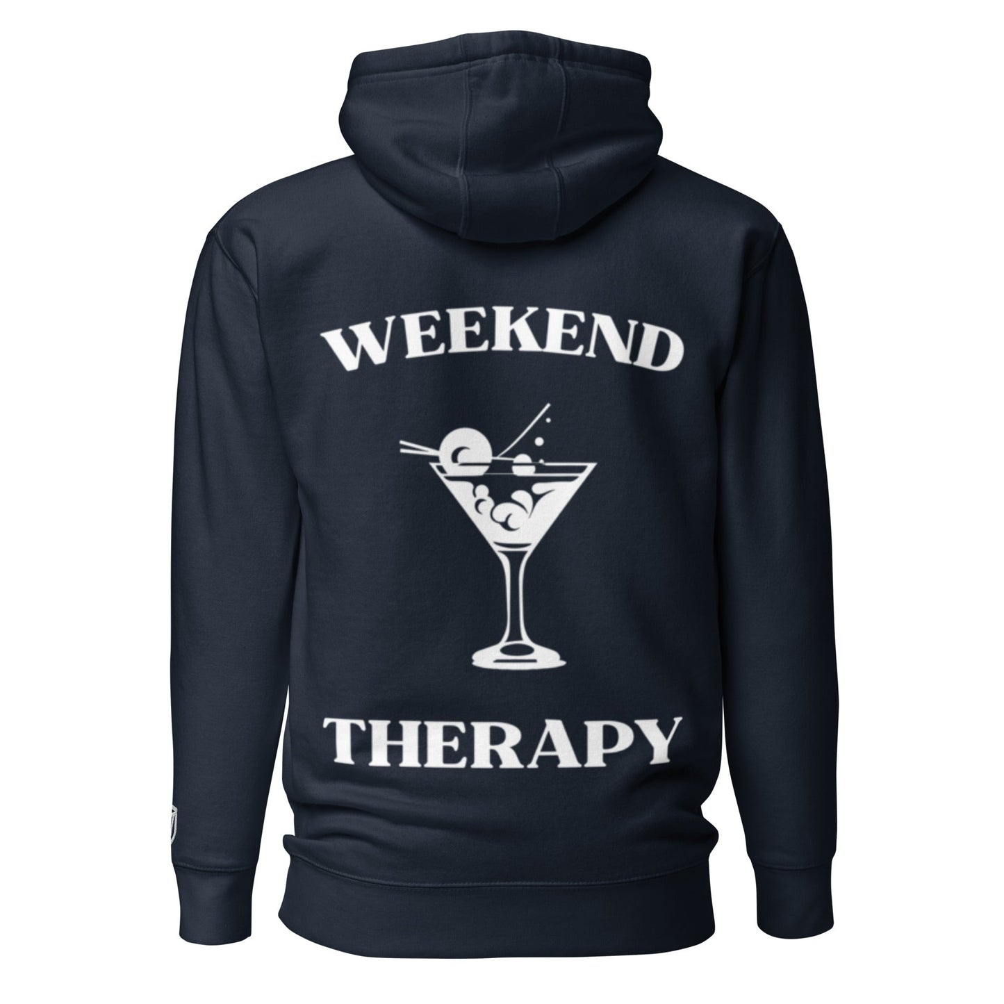 Weekend Therapy Martini Hoodie – Classic Cocktail Edition by Weekend Therapy™ – Weekend Therapy Clothing