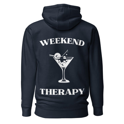 Weekend Therapy Martini Hoodie – Classic Cocktail Edition by Weekend Therapy™ – Weekend Therapy Clothing